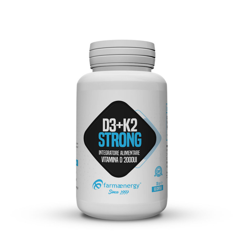 Vitamina D3 e K2 Strong 2000 ui 60 capsule